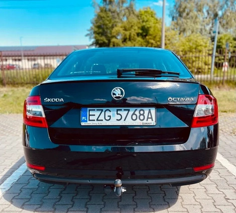 Skoda Octavia cena 69000 przebieg: 81000, rok produkcji 2018 z Zgierz małe 436